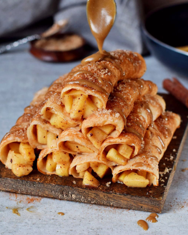 Apple and Cinnamon Crepes