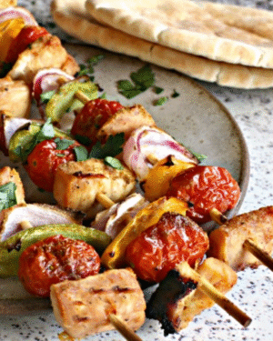 Chicken Kebab with Vegetables