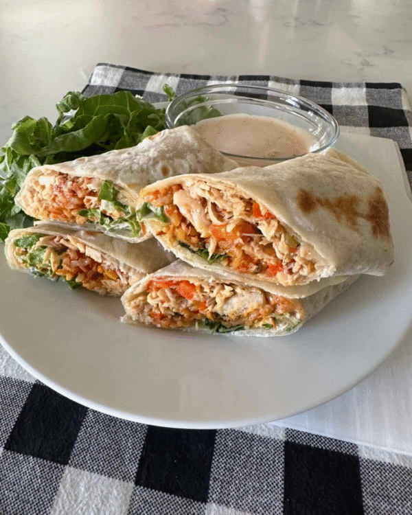 Chicken Burrito with Vegetables - Image 2