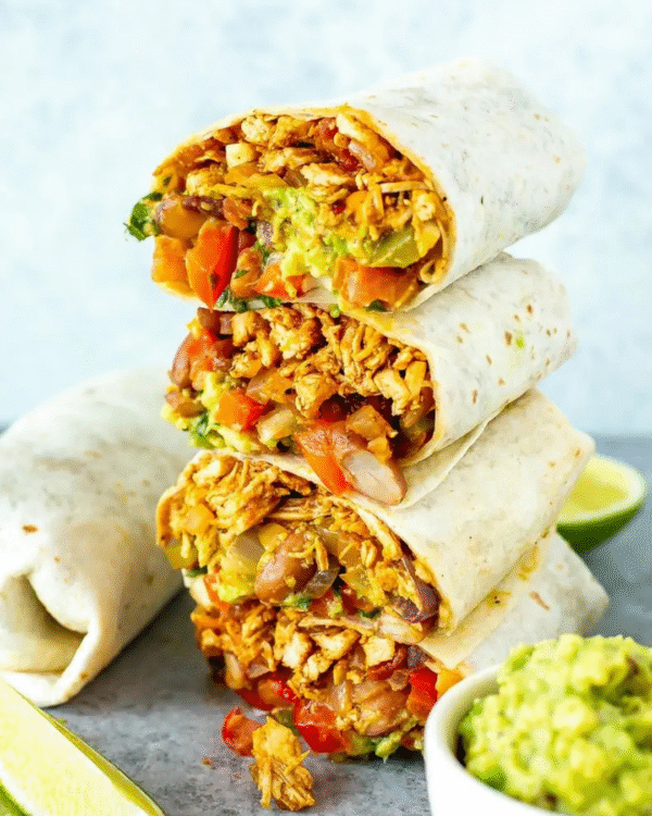 Chicken Burrito with Vegetables - Image 3