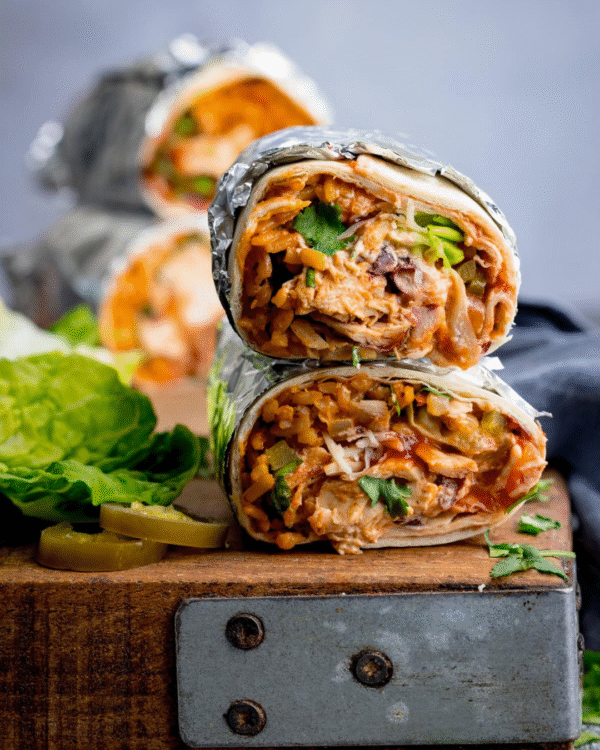 Chicken Burrito with Vegetables