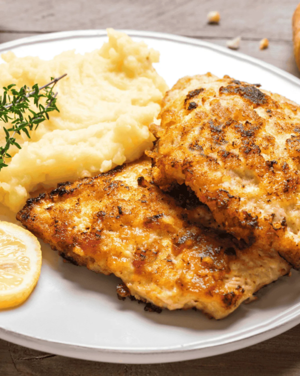 Mashed Potatoes with Chicken cutlets