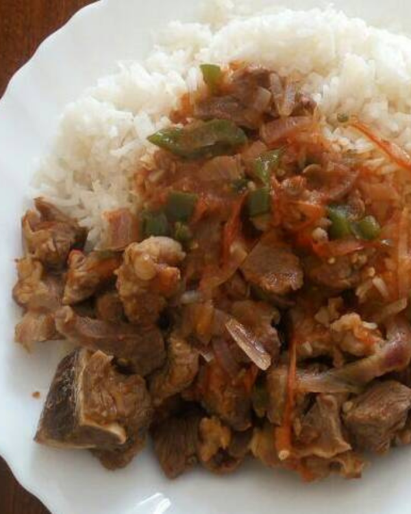 Rice with Stewed Beef (Kiev Plate) - Image 3