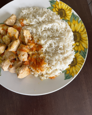Creamy Chicken Breast with Rice