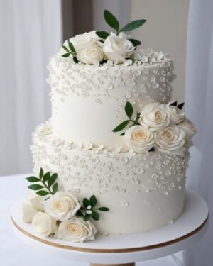 Elegant Vanilla Sponge Cake